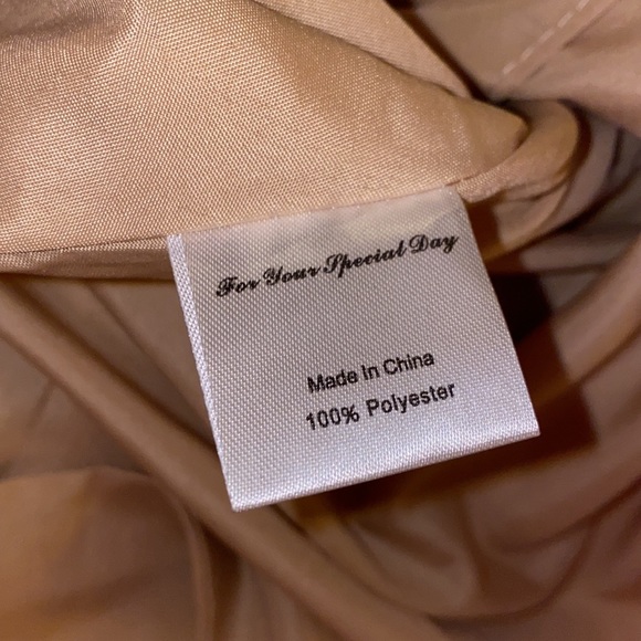 Strapless back lacing flowy mini formal dress - Picture 12 of 12